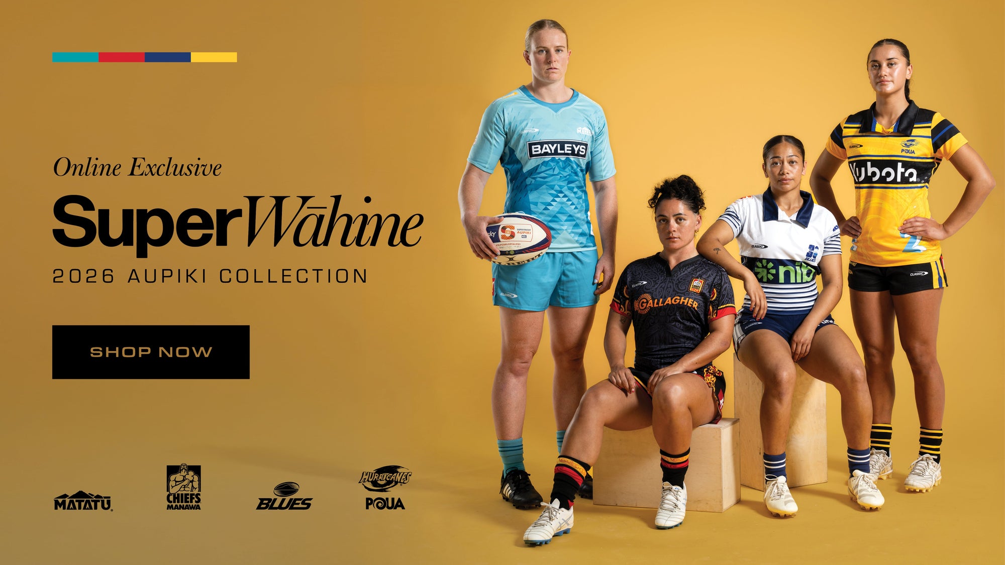 CLASSIC SPORTSWEAR UNVEILS "SUPER WĀHINE" PUTTING AUPUKI ATHLETES AND JERSEYS CENTRE STAGE